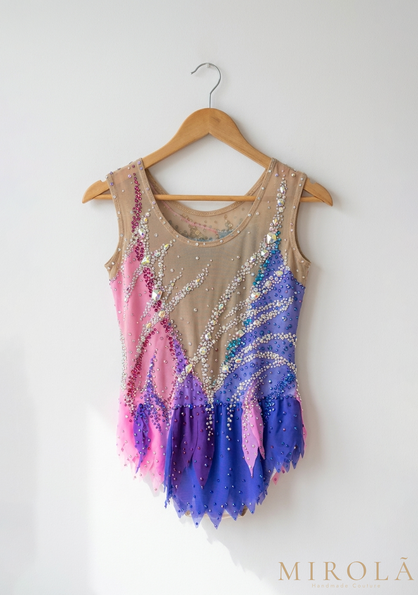 Nova rhythmic gymnastics competition leotard — front view