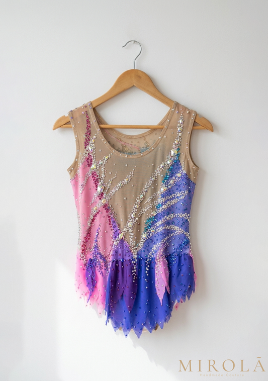 Nova rhythmic gymnastics competition leotard — front view